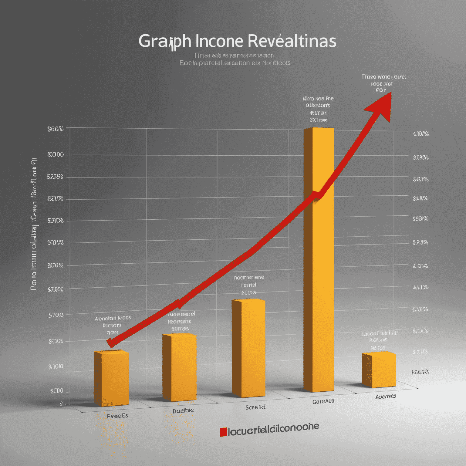 Graph showing steady income from oil royalties over time, with an upward trend line indicating potential growth