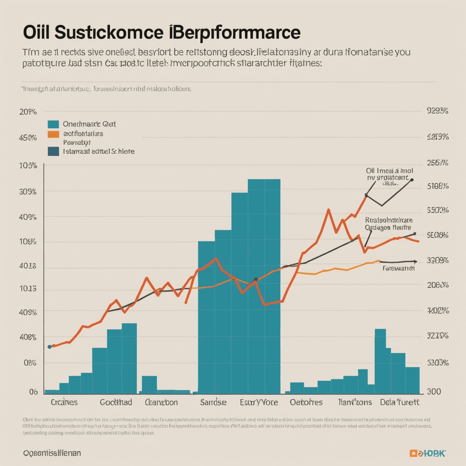 Interactive graph showing oil stock performance over time, with indicators tailored for senior investors