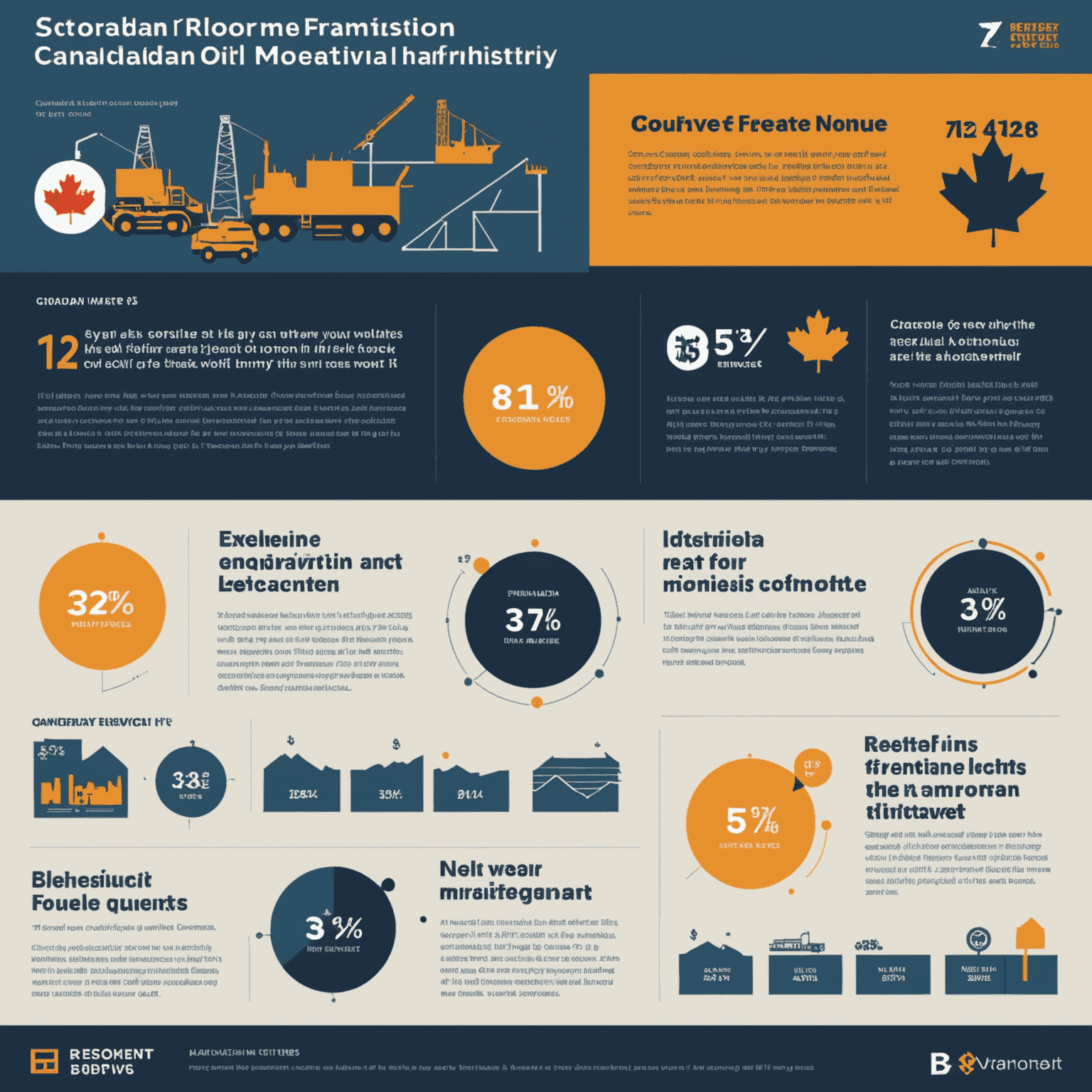 Infographic showing various ways retirees can invest in the Canadian oil industry, with icons representing stocks, ETFs, and royalty trusts